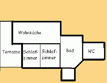 Ferienhaus Grundrissplan 1