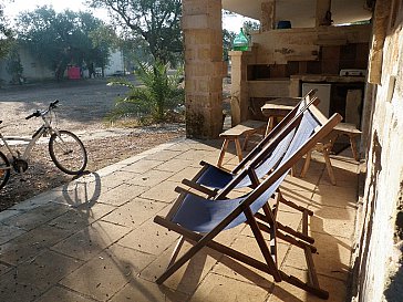 Ferienwohnung in Corigliano d'Otranto - Doppelzimmer mit Veranda