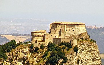 Ferienwohnung in Sassocorvaro - Burg San Leo