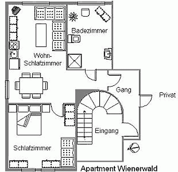 Ferienwohnung Grundrissplan 1