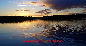 Ferienhaus in Fagerhult - Abendstimmung am See Kiasjön