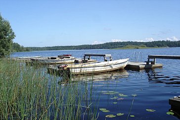 Ferienhaus in Fagerhult - Bade- und Bootssteg