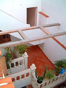 Ferienwohnung in Puerto de la Cruz - Terrasse im Innenhof