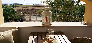 Ferienwohnung in Marina di Ragusa - Blick von der Dachterrasse.