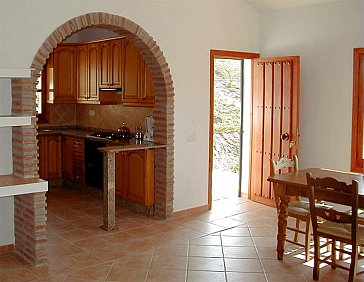 Ferienhaus in Cómpeta - Eingang - Küche