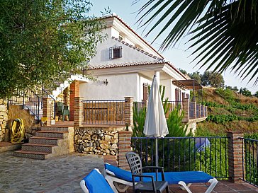 Ferienhaus in Cómpeta - Blick auf Casa La Viña