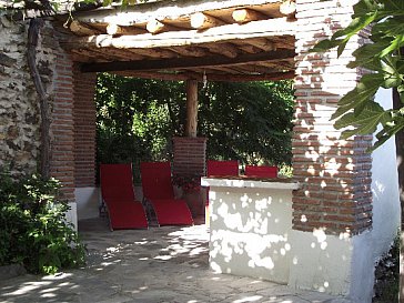 Ferienhaus in Lanjarón - Terrasse vor dem Wohnbereich