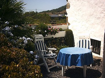 Ferienhaus in El Paso - Blick in den Innenhof