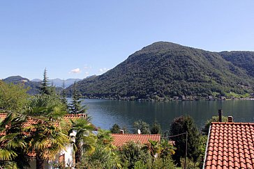 Ferienwohnung in Brusimpiano - Blick von der Terrasse