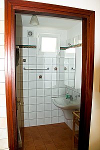Ferienwohnung in Brusimpiano - Das Badezimmer