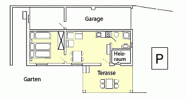 Ferienwohnung Grundrissplan 1