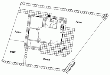 Ferienhaus Grundrissplan 1