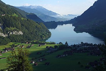 Ferienhaus in Lungern - Blick über das Dorf