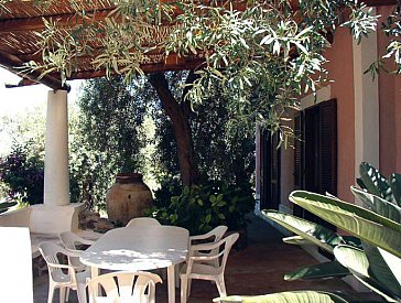 Ferienhaus in Gioiosa Marea - Villa Eoliana Veranda