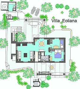 Ferienhaus Grundrissplan 1