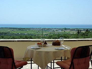 Ferienhaus in Ugento-Torre San Giovanni - Blick von der Dachterrasse