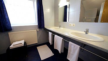 Ferienhaus in Hohenbrugg an der Raab - Duschbad mit Doppelwaschtisch + WC