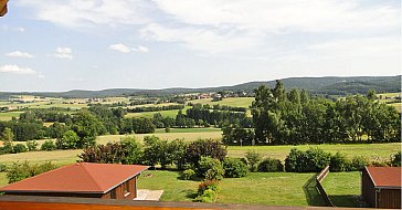 Ferienwohnung in Bärnau - Wohnung 4 Blick vom Balkon