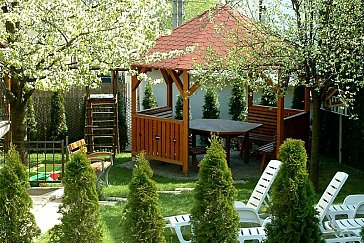 Ferienwohnung in Hévíz - Schöner Garten mit Liegewiese und Pergola