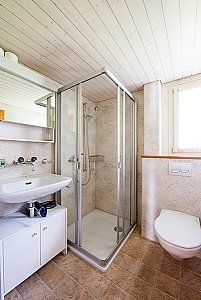 Ferienwohnung in Lungern - Dusche und Toilette