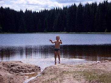 Ferienwohnung in Klingenthal-Aschberg - Der Schlemmteich 5Km Waldweg oder 8 Autominuten