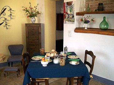 Ferienwohnung in Tuoro sul Trasimeno - Frühstück in der Küche Limone