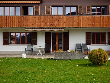 Ferienwohnung in Brienz - Sitzplatz