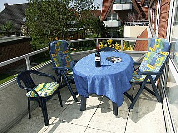 Ferienwohnung in Büsum - Alle Wohnungen haben einen Balkon oder Terrasse