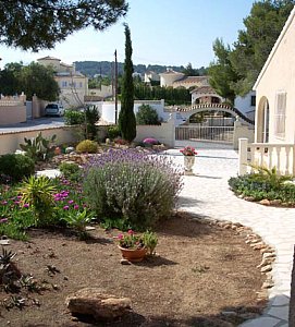 Ferienhaus in Calpe - Garten