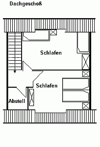 Ferienhaus Grundrissplan 2