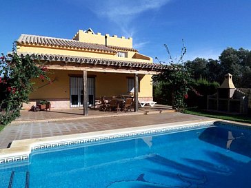 Ferienhaus in Conil de la Frontera - Poolvilla LaLoria in subtropischem Garten