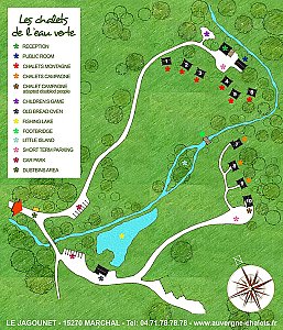 Ferienhaus in Champs sur Tarentaine Marchal - Lageplan