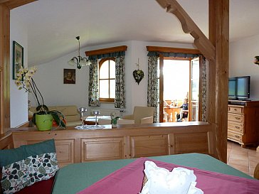 Ferienwohnung in Mondsee - Blick vom Eckbank