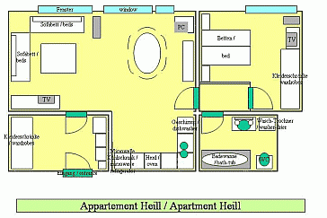 Ferienwohnung Grundrissplan 1