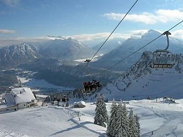Ferienwohnung in Reutte-Lechaschau - Skigebiet Reuttener Hahnenkamm ca. 8 Autominuten