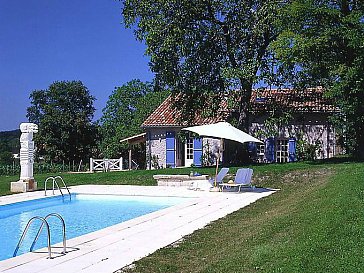 Ferienhaus in Lusignac - Landhaus Chez Jouan mit Pool