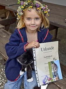 Ferienwohnung in Seeham - Ein Stalldiplom für unsere kleinen Landwirte