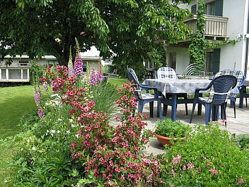 Ferienwohnung in Kirchdorf im Wald - Unser Garten