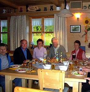 Ferienwohnung in Kirchdorf im Wald - Unser Gartenhaus mit bayerischem Stüberl