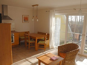 Ferienwohnung in Börgerende-Rethwisch - Wohnung I - Küche mit Esstisch