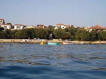 Ferienwohnung in Zadar-Kozino - Blick vom Meer