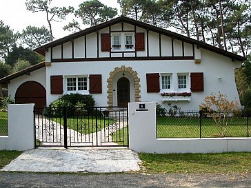 Ferienhaus in Labenne Océan - Vorderansicht Ferienhaus Bell