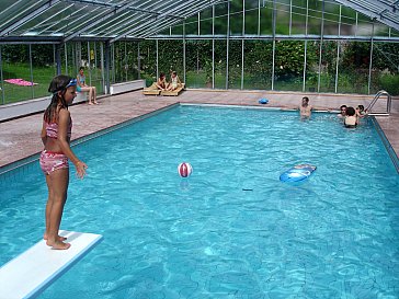 Ferienwohnung in Natz-Schabs - Das hauseigene überdachte Schwimmbad