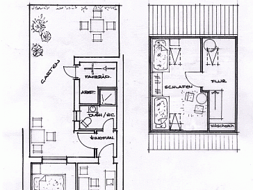 Ferienhaus Grundrissplan 1