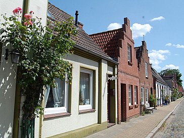 Ferienhaus in Friedrichstadt - Strassenansicht