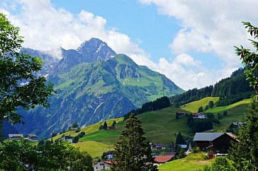 Ferienwohnung in Hirschegg - Aussicht