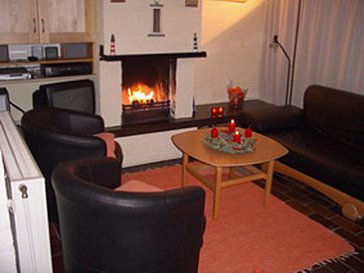 Ferienhaus in Bruinisse - Haus 1 - Abends am Kamin