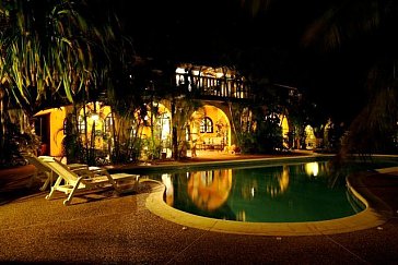 Ferienhaus in Playa el Agua - Villa Amarilla bei Nacht