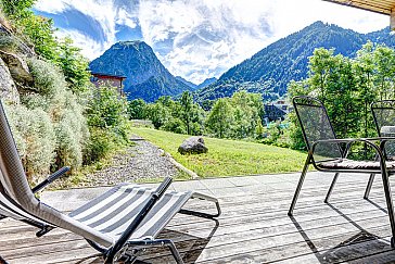 Ferienwohnung in Brand - Gartenblick vom Bungalow Grassa