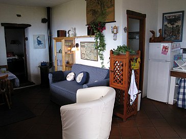 Ferienhaus in Frontera - Links ins Schlafzimmer rechts ins Bad